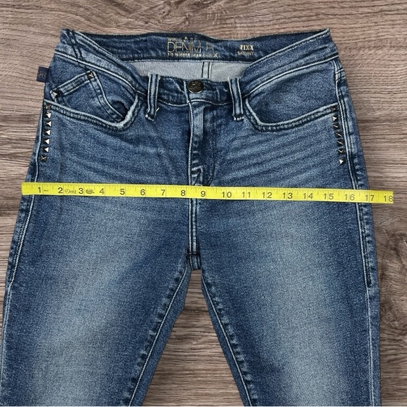 Rock & Republic Women's Fixx Skinny Jeans Medium Wash Raw Hem Sz:6M - Picture 8 of 11